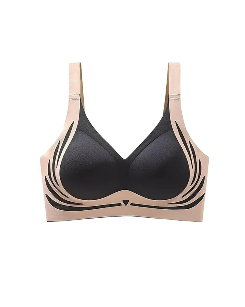 Pack of 2 Lifting Anti-Sagging Wireless Push-up Bra